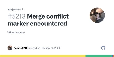 merge conflict marker encountered.